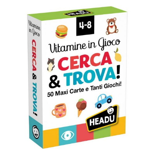 Carte Vitamine in Gioco Cerca & Trova